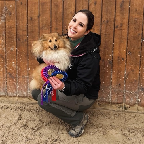 Moment de complicité avec les chiens